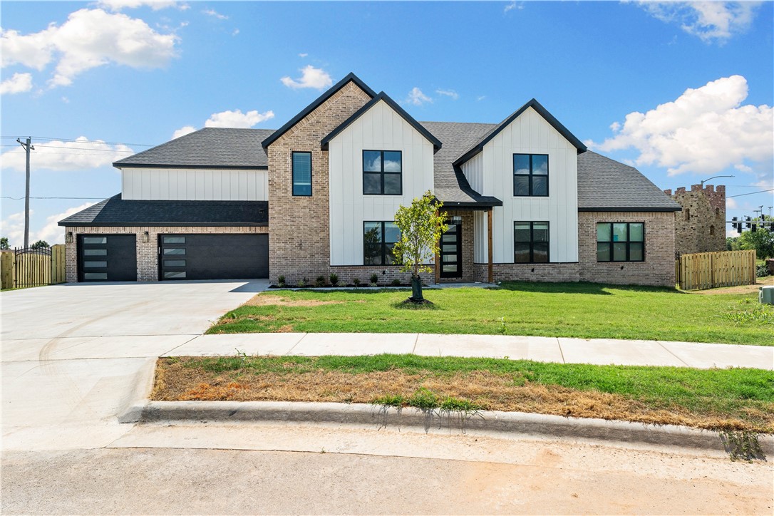 Welcome to Tuscany in Centerton! This peaceful neighborhood is just 5 miles from Bentonville and only 11 minutes from the Walmart Home Office. Located less than 2 miles from Bentonville West High School, it's perfect for convenience and top-rated schools. Enjoy community amenities like a pool, clubhouse with gym and kitchen, and a basketball court.The Maverick Plan, offers 3,486 square feet of well-designed living space, featuring four bedrooms and three and a half bathrooms. From the moment you step inside, you're greeted by high ceilings and an open, airy floor plan that seamlessly connects the living, dining, and kitchen areas ā ideal for both everyday life and entertaining.On the main level, you'll find a dedicated home office and a spacious primary suite with a luxurious bathroom and direct access to the utility room.Upstairs, there are three additional bedrooms. One includes a private en-suite bath, while the other two share a bathroom. Book your showing today!