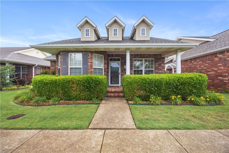 This charming one-level Cottage home is in the highly sought-after Har-Ber Meadows subdivision! This is an unbeatable location within walking distance to Harps, Sam’s Club, Aldi, and several other everyday conveniences. This home has 3 bedrooms, 2 baths, and 1,859 sq. ft of inviting living space and is ready for its new owners!  The side yard offers plenty of space to plant your garden, giving you room for raised beds, flowers, or a small hobby plot. The back patio is generously sized with ample room for a hot tub, making it an ideal spot to unwind or entertain.  Har-Ber Meadows subdivision offers lakes for fishing, parks for walking and picnicking, and a community swimming pool.  These one-level cottage homes don’t come around very often!  Schedule your appointment today!