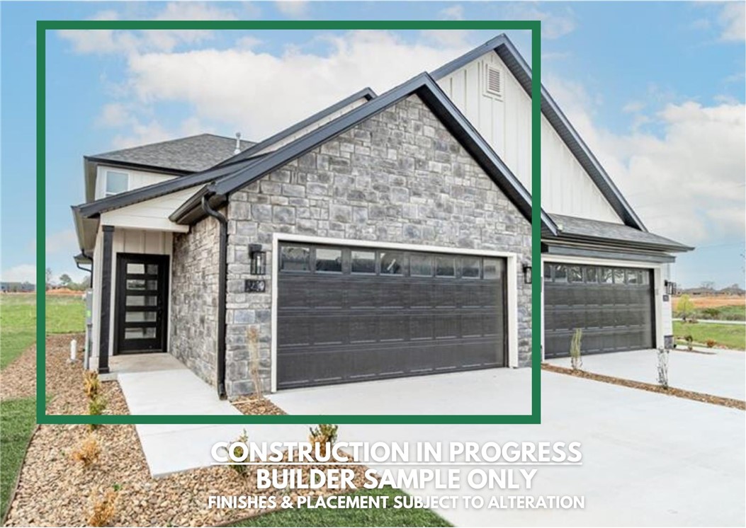 Within the heart of Bentonville you'll find a community unlike any other - Glen Arbor! Amenities include a gated dog park, pickleball court, bocce ball court, pavilion for gathering, and more. Experience low-maintenance living within one side of this luxury cottage duplex. Adjoining unit available for purchase. Contract now to customize finishes and upgrades! Completion Fall 2024.