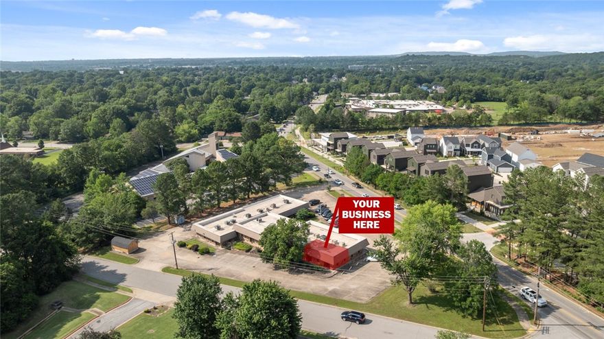 +/- 600 SF of office space is now available for lease in Fayetteville! This efficient and well-designed suite
includes a welcoming reception area, three private offices - one of which could be used as a conference room, and a private restroom - making it an ideal solution for small businesses, startups, or remote professionals. Conveniently located less than a mile from N College Ave and just about a mile from Highway 265, the space offers easy access to major thoroughfares. Offered on a gross lease with a minimum one year term, tenants enjoy simple, predictable costs and are only responsible for their own internet and phone services.