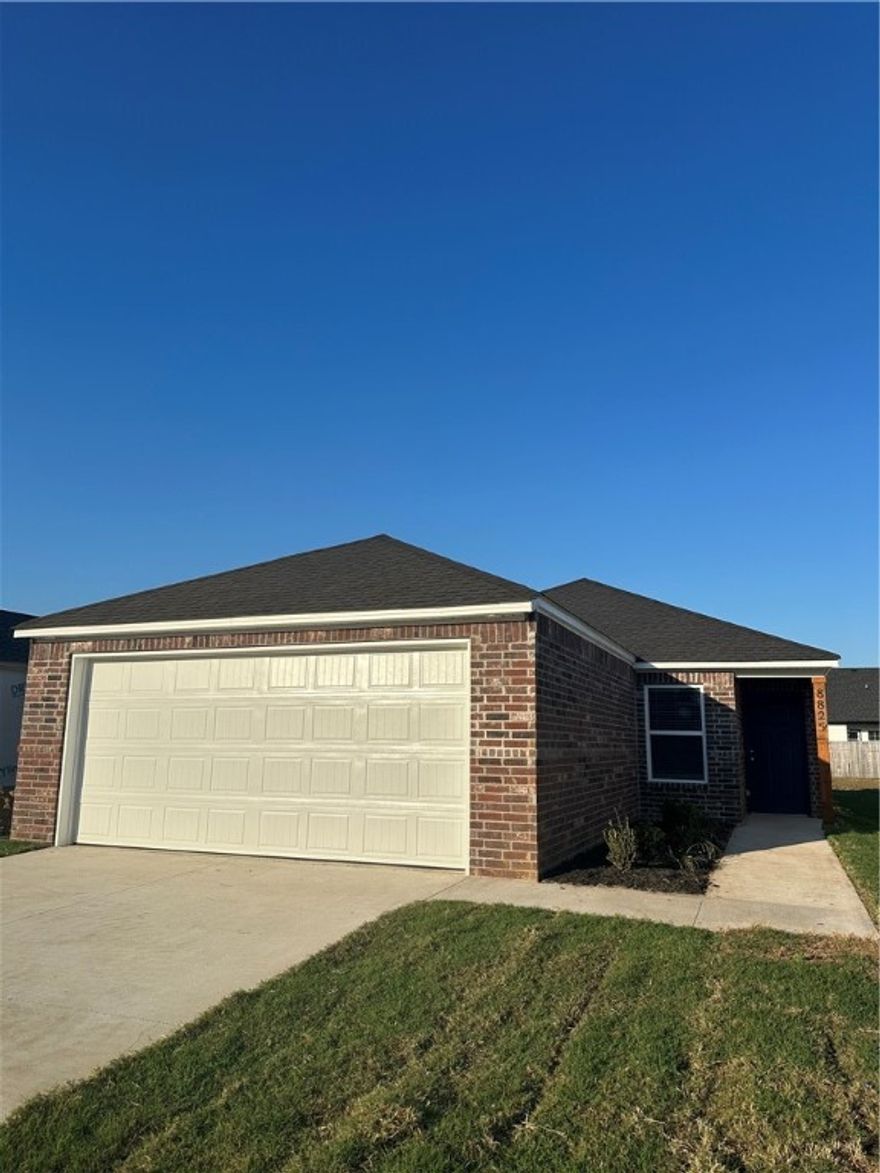 The Cooper, a beautifully designed new construction home offering 3 bedrooms, 2 bathrooms, and 1,248 square feet of thoughtfully crafted living space. Perfect for first-time homeowners, growing families, or those looking to downsize without compromise, this single-level home blends functionality with modern charm. Step inside to an open-concept layout that seamlessly connects the living, dining, and kitchen areas, ideal for entertaining or relaxing in everyday comfort. The kitchen features sleek cabinetry, energy-efficient appliances, and a central island perfect for meals or casual conversation. The primary suite is tucked away for privacy and includes a walk-in closet and an en-suite bathroom. 2 additional bedrooms and a second full bath provide flexibility for family, guests, or a home office. Energy-efficient systems, modern fixtures, and quality materials throughout ensure peace of mind and lasting value. Outside, enjoy a covered entry, attached garage, and a backyard space ready for your personal touch.