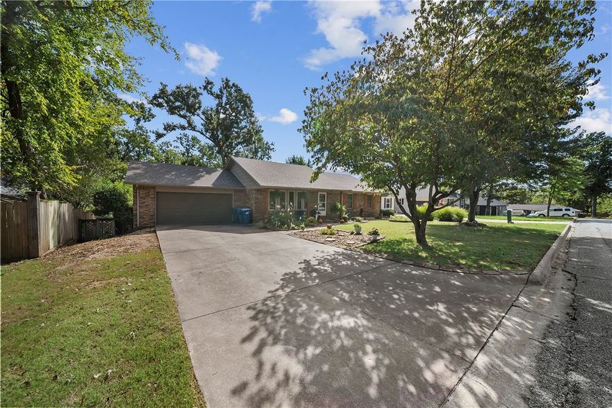 Home is where the HEART is! This Well Maintained home is just minutes to Coler Trail, Shopping, Schools and All Bentonville and NW Arkansas has to offer. Live upstairs and Air B&B the lower portion as it has a separate entrance from outside. It's also SOOO functional for a larger family or an In-Law Suite. With a Living Room, Kitchenette, Bedroom , Full Bath. Enjoy the Outdoors on the deck, covered porch or by the Firepit. Well established family-friendly neighborhood with no through streets. Bring your family and make this Home where your Heart is in the HEART of BENTONVILLE.