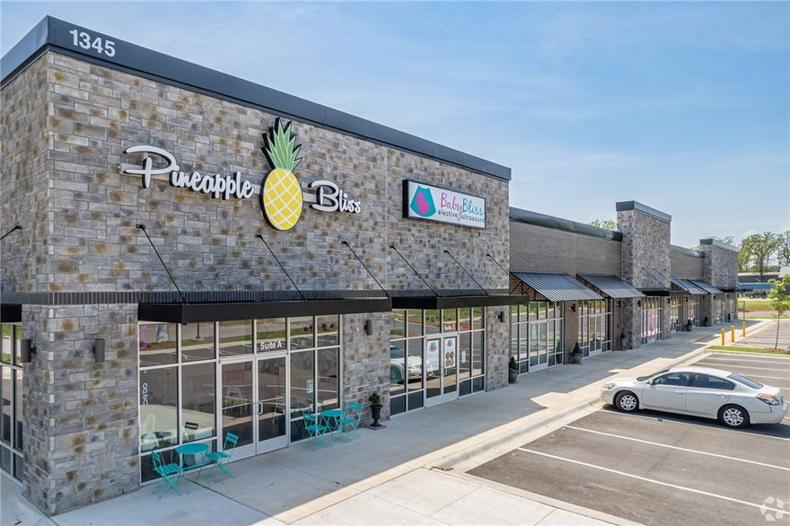 Shopping Center space Suite E located off of Highway 412 in Tontitown behind the 7-Brew Coffee shop. The suite currently leased by Envy Apparel and setup for a retail business or clothing boutique. Space features vinyl flooring throughout with mostly open floor plan. 1 bathroom, two fitting rooms, office, and storage area in the back.