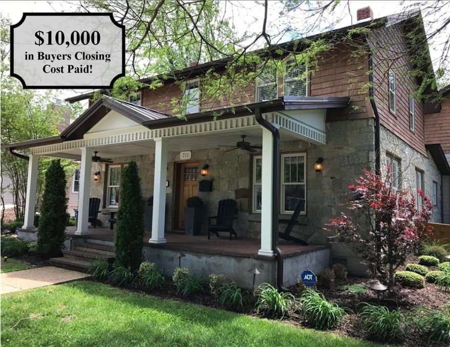 $10k in Buyer's Closing Cost paid with acceptable offer by 10/31/2017. The Dickson House, circa 1915 was  transformed during a 2 year renovation into what you see today. This was a complete down to the studs remodel. You will love how they kept the charm of yesteryear and combined it with a classic "Restoration Hardware" look. The home features 5 bdms and multiple living areas plus a guest apartment above the garage which has inside access to the main home. Great place for home based office or business.