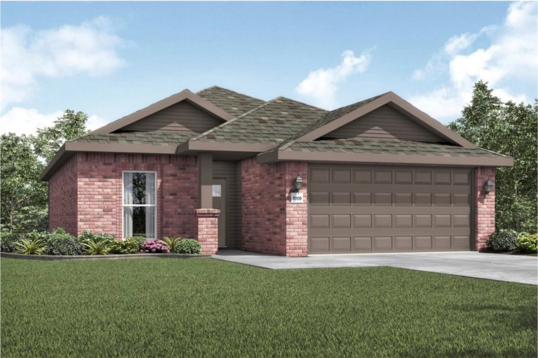 The 1550KB Series is brand new and features an open living area with a kitchen island, oversized closets, four sided brick exterior, and much more! Taxes subject to change based on new construction.