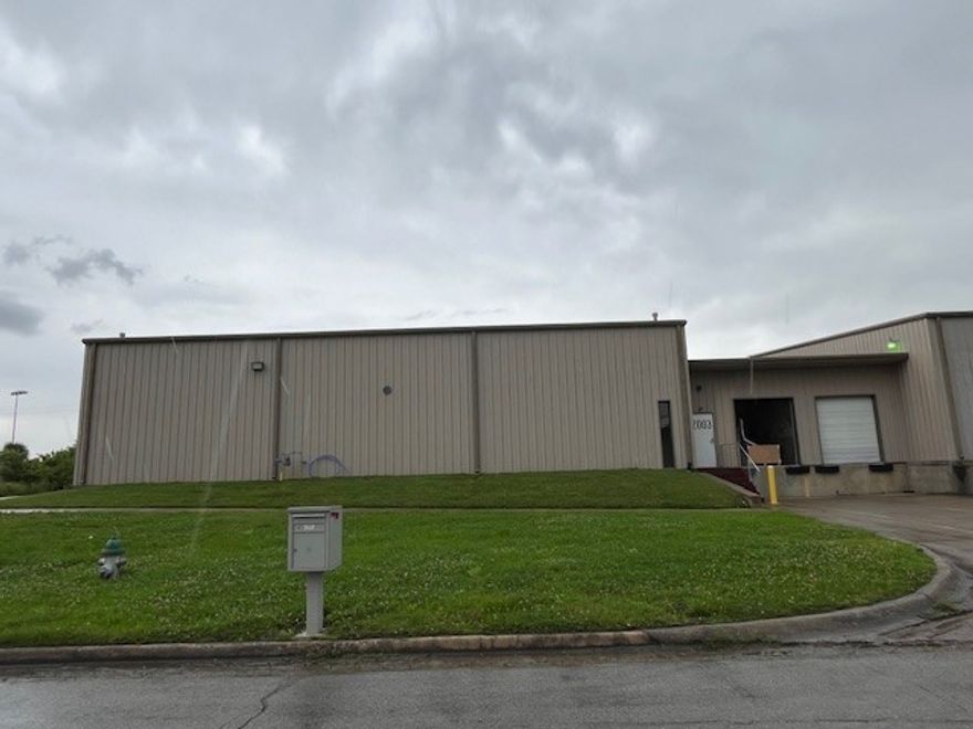 Great opportunity to make this two-dock warehouse space yours.  Centrally located in Rogers, with 18' side walls and 20' center beam.  The property has additional graveled parking on the west side of the building.  Property is Zoned I-1 per the City of Rogers, AR Zoning Map.  Property is listed for lease as well-ML #1276988.