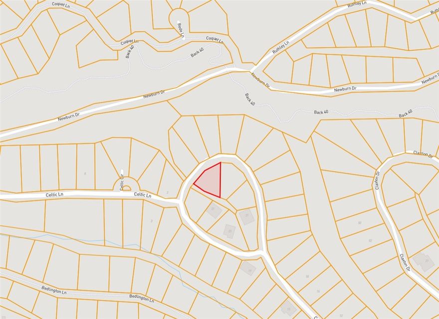 1.2 miles from Bella Vista Back 40 Trail Head; 4.1 miles to Metfield Clubhouse.