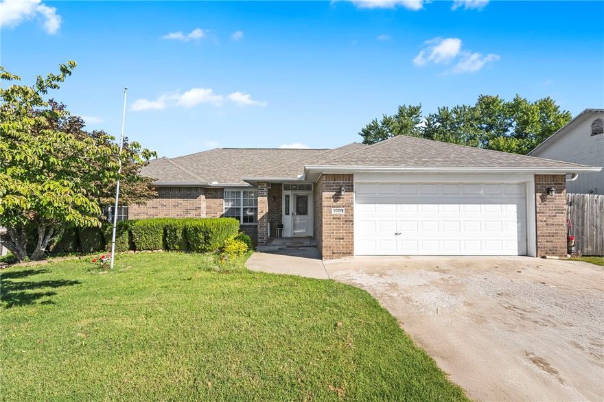 Welcome to 1009 E Linden Street in Rogers, AR! This charming home combines comfort, convenience, & plenty of space to make it the perfect retreat. Located just 15 minutes from Pinnacle Hills Promenade, you’ll have easy access to shopping, dining, &entertainment, while enjoying the peace & quiet of your own home. The living room features a cozy fireplace. The eat-in kitchen offers plenty of space for casual dining & family gatherings, while all the bedrooms come with spacious walk-in closets, making organization effortless. One of the standout features of this home is the additional 300 sq ft heated & cooled sunroom, providing a year-round space to relax, enjoy a morning coffee, or entertain guests. The large, fenced backyard offers both privacy & plenty of room for outdoor activities, kids, pets, or gardening. The property also includes a brick storage building that conveys. With its functional layout, excellent storage options, & thoughtful design, this home is ready to welcome you.