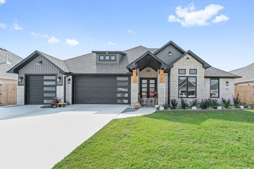 Welcome to this brand-new 4-bedroom, 2-bath single-family home completed in February 2025! Featuring high ceilings, an open-concept design, and modern finishes throughout, this home offers style and comfort at every turn. The gourmet kitchen boasts quartz countertops, stainless steel appliances, and a spacious island perfect for gatherings. The primary suite includes a spa-like bath and walk-in closet, with three additional bedrooms providing flexibility for family or office use. Enjoy the convenience of a 3-car garage and a fully privacy-fenced backyard ideal for entertaining. Located in a beautiful neighborhood, this home is well-positioned within the community near parks, schools, and shopping. Move-in ready and designed for modern livingāschedule your showing today!
