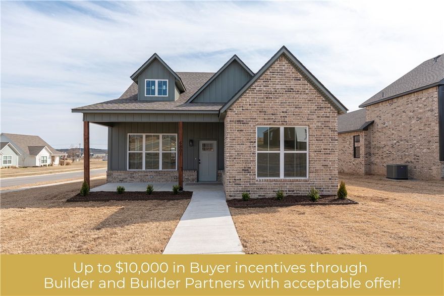 Welcome to Chaffee Cottages, where thoughtful design and elevated finishes come together in a charming, low-maintenance community. This beautifully crafted single-story home offers 1,532 sq ft of well-planned living space featuring top-of-the-line finishes, designer details, and a highly functional layout. The kitchen is a true standout with a large pantry, quality cabinetry, and stylish finishes that blend beauty and practicality. Energy efficiency and comfort are top priorities with foam-insulated walls and a hot water recirculation system. Enjoy the character and convenience of rear-entry garage access, creating inviting streetscapes and enhanced curb appeal. Preferred lender offering $5,000 credit adds even more value. Located in desirable Chaffee Cottages, this home delivers quality, efficiency, and timeless design.