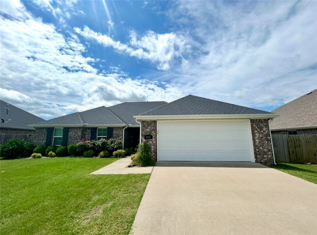 Fantastic location and amenities in this newer home for rent! Vaulted ceiling in the living room with beams. Fireplace. Open welcoming foyer. Large open kitchen with granite counters. Stone fireplace with mantle. Flat, fenced backyard perfect for entertaining! Included Washer/Dryer. Split Floor Plan.