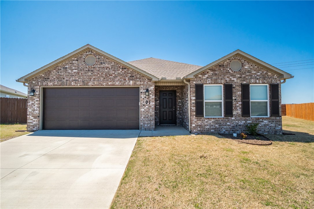 Better than new and move-in ready, this 2023 home at 701 Belhaven Road in Centerton has features you won’t find in new construction. Blinds, gutters, ceiling fans, and wide LVP flooring are already in place, plus three-side fencing adds privacy. A large generator and propane tank are included—keeping you covered during power outages. It’s a solid setup with thoughtful extras throughout.