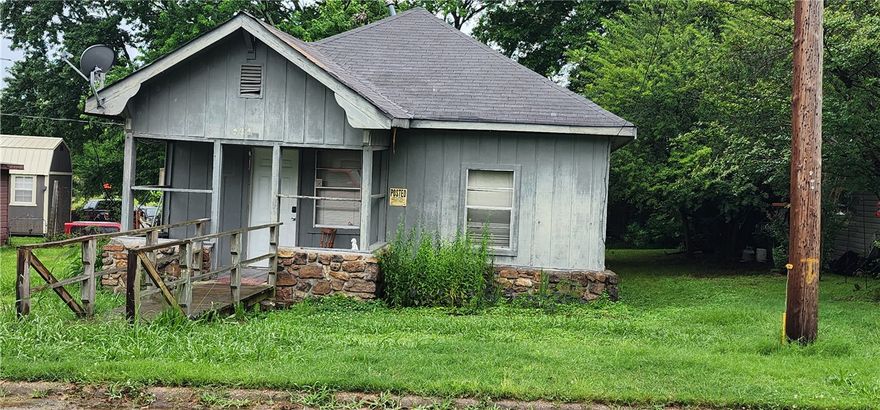 Charming Cottage Fixer-Upper with Endless Potential!

Tucked away in a peaceful neighborhood, this 2-bedroom, 1-bathroom cottage offers a rare opportunity to create your dream home or a lucrative investment property. Bursting with potential character, the home features a quaint front porch perfect for enjoying quiet mornings. The 180 sf framed back porch has been enclosed and with a little work could be incorporated as an expansion to the home.

Though in need of TLC, this cozy cottage is a blank canvas ready for your vision. The spacious backyard is ideal for gardening, entertaining, or even expanding the living space. With solid bones and timeless charm, a little love and creativity can go a long way!

Located just minutes from local shops, schools, and parks, this property is perfect for DIY enthusiasts, first-time buyers, or investors looking to restore a classic home. Don’t miss the chance to unlock the full potential of this hidden gem!