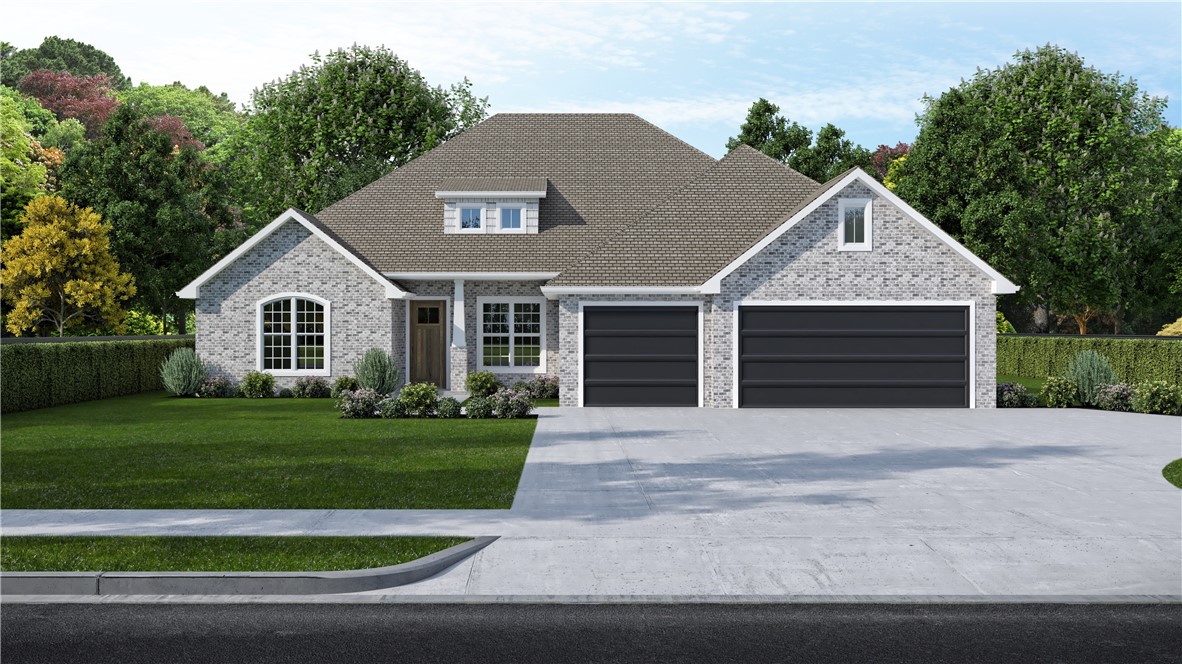 Visit the model home at 1321 Cullinan W, T, F 10-4 and Sunday 1-4 to learn about this amazing community with Clubhouse, Pool and within walking distance to Bentonville West High School. Visit the model home at 1321 Cullinan W, T, F 10-4 and Sunday 1-4 to learn about this amazing community with Clubhouse, Pool and within walking distance to Bentonville West High School. Four bedroom home with three bathrooms boasts tons of extras including custom trim, built-ins in the living room surrounding the gas fireplace, stained beams, a formal dining room, covered patio, large walk-in closet in primary and three car garage. Also included gas plumbed to the patio for grill, insulated garage door and walls, LED Lighting and so much more.