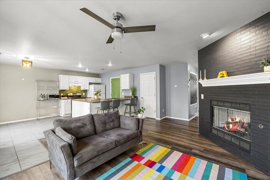 Welcome to easy, low-maintenance living in a prime Fayetteville location perfect for investors or first-time homebuyers. This 2 bedroom, 2.5 bath townhouse offers a functional layout. The main level features an open floor plan with a cozy gas fireplace, creating a warm space for everyday living, Kitchen with granite countertops, dining area and half bath. Upstairs, you’ll find each bedroom featuring its own private full bath and large walk-in closet, a spacious laundry room with extra storage, plus additional storage under the stairs to keep everything organized. Step outside to enjoy a small private backyard, along with the convenience of a 1-car attached garage. Located just a short 5-minute walk to the Razorback Greenway and Razorback Transit, and minutes from the University of Arkansas, restaurants, and shopping, this townhome offers the perfect blend of convenience, lifestyle, and location. New water heater and HVAC in 2025. Refrigerator, Washer & Dryer Convey.