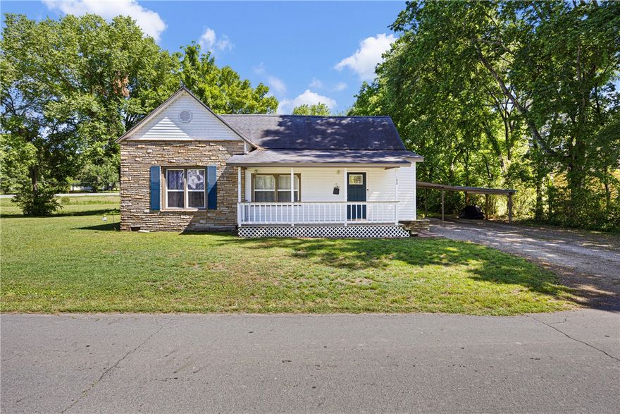Welcome home! This beautifully updated 4-bed, 3-bath home sits on a generous .89-acre lot in Lamar, AR.
The kitchen impresses with stainless steel appliances, a black stainless French-door refrigerator with bottom freezer, stainless dishwasher, and a gas stove. Updated bathrooms carry that same modern feel throughout, giving the entire home a fresh, stylish look while still maintaining its warmth and charm. Ceiling fans in every room add comfort throughout the home.
Step outside to your entertainer’s dream — a wrap-around deck with covered grilling space and built-in seating, perfect for cookouts, gatherings, or relaxing evenings at home. A 12x16 storage building with built-in shelving, tin sides, and tin roof provides excellent space for tools, hobbies, or extra storage. 
Additional features include natural gas utilities onsite, a gas furnace for efficient heating, and gas appliances for added convenience and energy efficiency.
Don’t miss your chance to make this one yours — homes like this don’t last long!