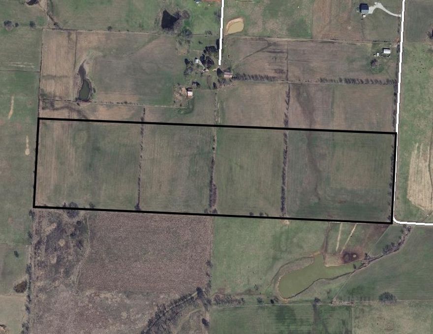 Nice level & open 40 acres between Siloam Springs & Gentry. 1.3 miles off Hwy 59. Development & investment potential with a great long-term outlook, given the significant growth in the area. Separated into 4 pastures by small tree lines would allow for naturally splitting the property into 4 separate estate-sized tracts for custom homes (with county approval). Or build your own custom home on your 40-acre farm! Rural water and electricity are nearby. All flat usable acreage.