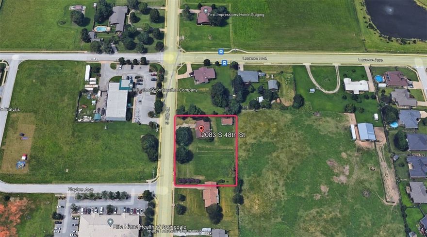 Prime development opportunity in rapidly growing area of Springdale. This 1.03 +/- acres which is currently zoned A-1 is located on main corridor connecting W Sunset and Don Tyson Pkwy. Also known as Springdale Care Corridor, this property is located near Arkansas Children's, UAMS Orthopedics & Sports Medicine, Highlands Oncology, and UAMS Community Health & Research. Commercial use of property is subject to rezoning. Easy access to I-49 and central business district of Springdale.