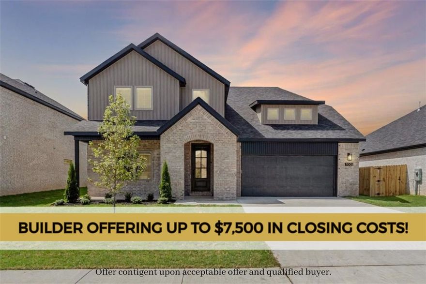 Photos are not of exact home/finishes. Completion date of March 7! Builder is offering up to $7,500 in concessions towards buyer's closing costs, appliance package and/or interest rate buy down with an acceptable offer!! Discover the pinnacle of modern living at Walnut Grove, Bentonville's hottest new subdivision! Unmatched quality awaits in the "LILY’ plan, with fence, blinds, & gutters included. With quartz countertops, upgraded lighting fixtures, custom cabinets, stainless steel appliances, & luxury vinyl plank floors throughout all bedrooms & common areas, this residence seamlessly blends sophistication & functionality. Spacious rooms, a gas fireplaces, & a gas range add to the allure. Community pool coming in Phase 2! Ask your agent about the additional preferred lender credit.