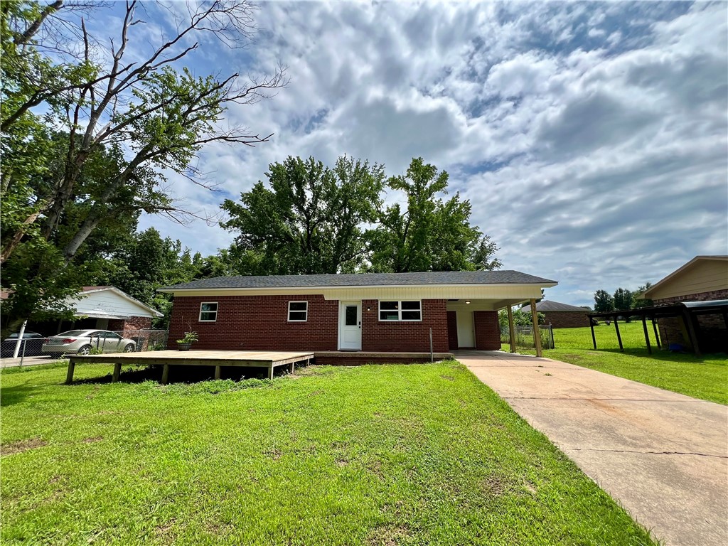 ENJOY THIS COMPLETELY REMODELED Home that awaits you on Pleasant St., in Ozark. This lovely home is offering 3 bedrooms and a fully remodeled luxury bath just off your bedroom door. Enjoy your new luxury vinyl floors throughout the entire home all new cabinets and granite countertops in the bathroom and kitchen all new stainless steel appliances still in the rappers, new windows, new roof, new hot water tank new heat and air system chain-link fenced backyard that offers a 10 x 10 shed ,you also have 320 ft.² of Deck to enjoy the sunshine. This home offers a one car carport attached with a storage area. Excellent condition and an excellent price call for your showing today.
