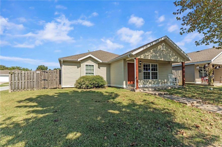 Investor’s Dream in a Prime Location! Just minutes from I-49 and only 7 minutes to the University of Arkansas, this property offers unbeatable convenience and solid rental potential. Love the outdoors? You can hop on your bike and be at Centennial Park or Mount Kessler in no time. This easy-care home is designed for low maintenance with ceramic tile floors throughout and a durable vinyl siding exterior—no carpet or painting to worry about! Sitting on a great corner lot with a simple, easy-to-maintain yard, it’s a smart investment inside and out. Major updates include a new roof in 2019 and an HVAC system replaced in 2022. Currently tenant-occupied on a month-to-month lease, giving you flexibility to keep as a rental or move in and make it your own. Don’t miss this opportunity to own a well-maintained, income-producing property in a highly desirable area of Fayetteville!