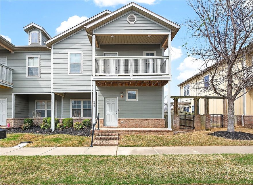 Discover an exceptional opportunity with this newly remodeled townhome, located right on the University of Arkansas bus route. This offering is a rare find for both parents securing student housing and seasoned investors looking for prime rental assets. Designed with students in mind, this townhome features a layout with four spacious bedrooms and three full, modern bathrooms, providing comfortable shared living space. The fresh, contemporary updates mean this home is move-in ready—no costly renovations needed! You're just under 4 miles to the University of Arkansas campus, ensuring a quick commute. Plus, you'll be minutes from prime shopping districts, popular dining spots, and beautiful Fayetteville parks. Added community benefit includes easy access to the Fayetteville Boys and Girls Club. Secure your stake in the thriving Fayetteville real estate market today with this high-demand, high-potential property!