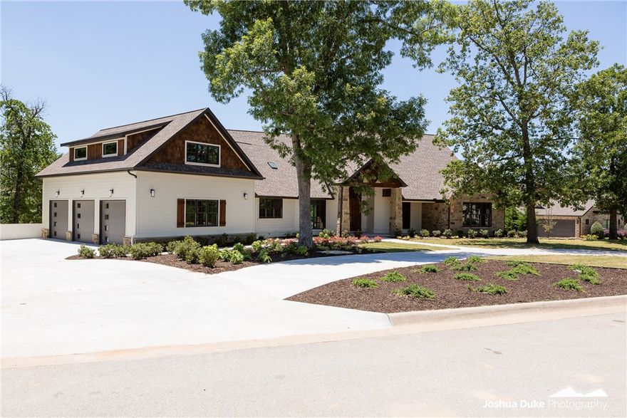 Exquisite Craftsman style new construction in the Estates at Dogwood Canyon! Find amazing quality in this 4,900 sq ft home. Features include 4 bedrooms(of which 3 bdrms are on the main level),3.5 baths, open gourmet kitchen to living, study, formal dining, media/bonus room with wet bar. Other amenities include built in top of the line appliances, real hardwood floors, composite decking, lots of built ins and storage, mature trees, security, sprinkler in front yard, and surround sound. Move in ready!