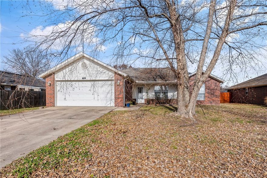Move-in-ready home in the heart of Centerton, just minutes to Bentonville and within top rated Bentonville Schools. Enjoy several updates completed in the last 3 years, including engineered wood floors, stainless steel appliances, fresh carpet, newer countertops, and interior paint. A bright sunroom offers extra space for work or relaxation, and the gas log fireplace adds an easy, cozy touch. The exterior features low-maintenance vinyl siding, brick front, and a small covered porch. Out back, a large storage shed and gazebo provide room for projects or simple downtime. With Centerton’s steady growth in restaurants and new businesses, this home is a solid fit for first-time buyers, investors, or anyone wanting to comfortably scale down.