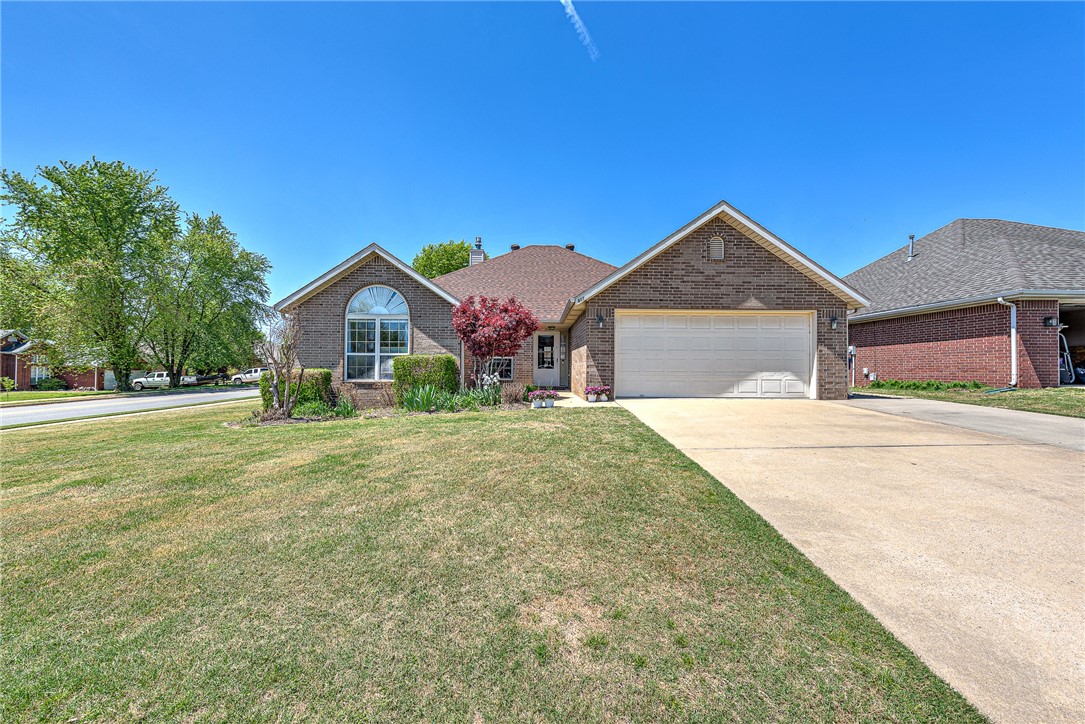 Prime location! Take the bike path from the house to Downtown Bentonville & the soon-to-be 8th St Gateway Park that will have all things biking, just down the street from the house. Not to mention close quarters to Coler MTB Preserve too! This home has been updated with all new flooring & new quartz & granite countertops throughout, plumbing fixtures, lighting, hardware, and new paint. Cabinetry has been painted too. Light & bright kitchen with all new: appliances, granite countertops, backsplash, & sink & faucet. Huge master suite with dual walk-in closets. Grand 10' ceilings in living room & covered back porch. Backyard is fenced, landscaped, with storage shed to convey. This could be your STR opportunity or a fantastic move-in ready 4 bed 2 bath home for someone wanting to live it up in Bentonville. Come and see it today!