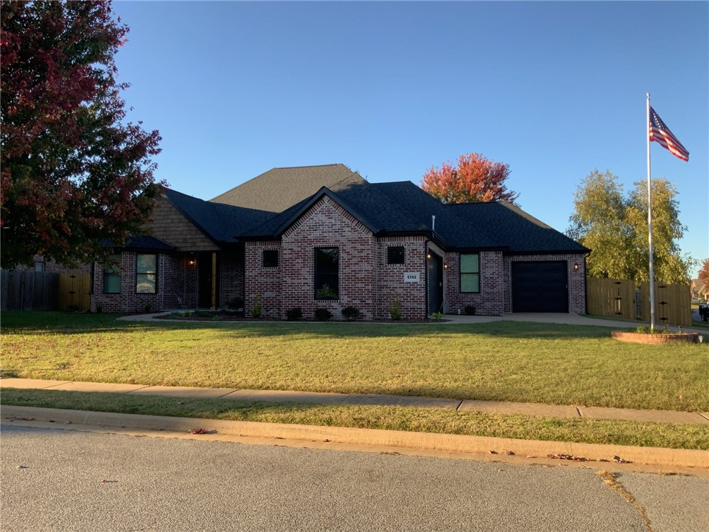 Where new meets established. Come home to a brand new custom home in a well established neighborhood. This Berry Farm listing has it all. This 3,194 square foot property offers the perfect blend of convenience and comfort. A 5-bedroom, 4-bathroom home, with the primary bedroom on the first level, boasts amenities such as a gas fireplace and granite and quartz counter tops throughout. Foam insulated walls help keep the energy bills down. A large covered patio and fenced in yard creates the perfect entertaining spot. The spacious two-car garage provides room for all your toys with an additional 1-car garage as an added bonus. This home features bright modern finishes throughout, an open kitchen with walk-in pantry, drawers with built-ins for utensils, paper towel holder, a butcher block above trash can, and an open layout that's sure to please. Upstairs you will find a second living room, bedroom and full bath. The neighborhood offers close proximity to the parks and soccer fields, greenway just outside your door.