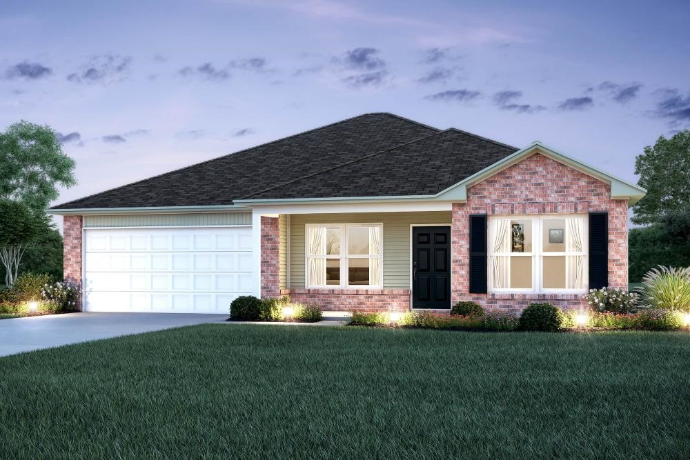 Rd Eligible $0 down, 4 bedroom- 2bath, 1476 sf Brand New Home.This Home sits is in quiet Community perfect for taking walks or riding bikes. This Home comes with a 2-10 Home Buyers Warranty.
Call for more details and ask how you can receive up to $3000 in closing cost paid and if you are a Home Town Hero ask how you can get an additional 2k off.* See sales professional for details. Pictures are renderings