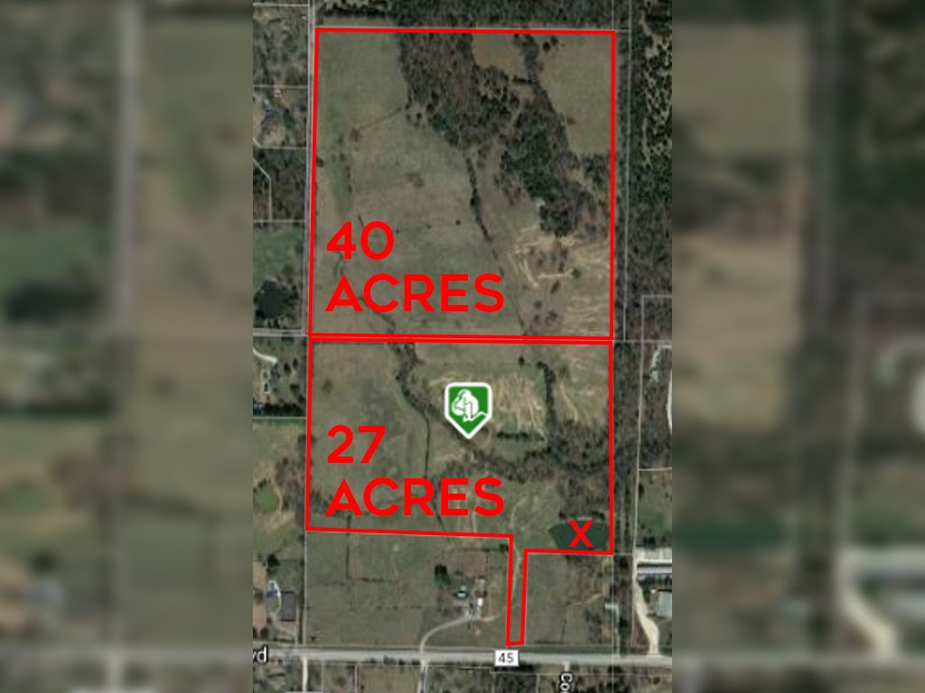 Excellent developable property in East Fayetteville; property does not fall under City of Fayetteville or Goshen Planning. The two parcels are a total of 67 acres; however seller plans to keep approx 5 acres that the pond is located on in the 27 acre parcel. This property is part Fayetteville Schools part Springdale Schools. Located 3 miles from the interesection of Crossover & Mission. Seller will ensure there is access needed to the property which could also possibly come off of Clayton Powell Rd off of Sassafrass. This would be great to develop homes for retires to downsize or young professionals in the back portion which is Springdale schools and larger homes up front. It has gently sloping hills and wide open spaces and there is so much potential for it. 
This property has been in this family for over 100 years and the seller has plenty of information to share if needed.