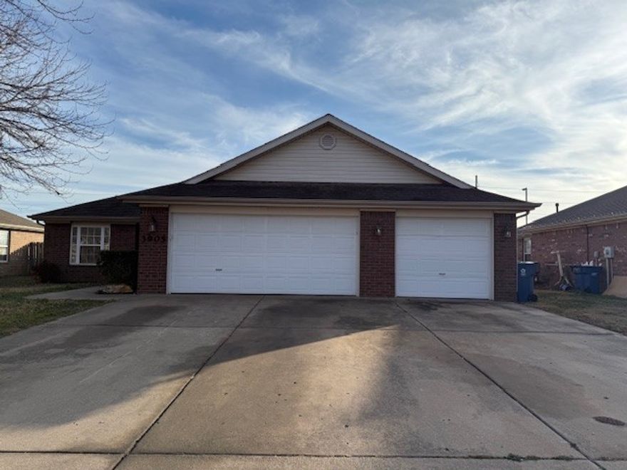 3-bedroom, 2 full bath - Split bedroom plan - 3 car garage - Gas FP in living room - Privacy fenced back yard - Pets negotiable.