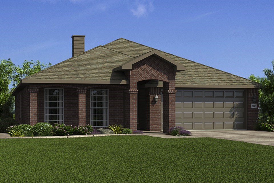 Relish the complementary beauty of brick and stone with the curbside appeal of
our 1700KI Series. This plan series offers over 1,749 square feet of open living space for your family to enjoy.
Taxes subject to change based on new construction.