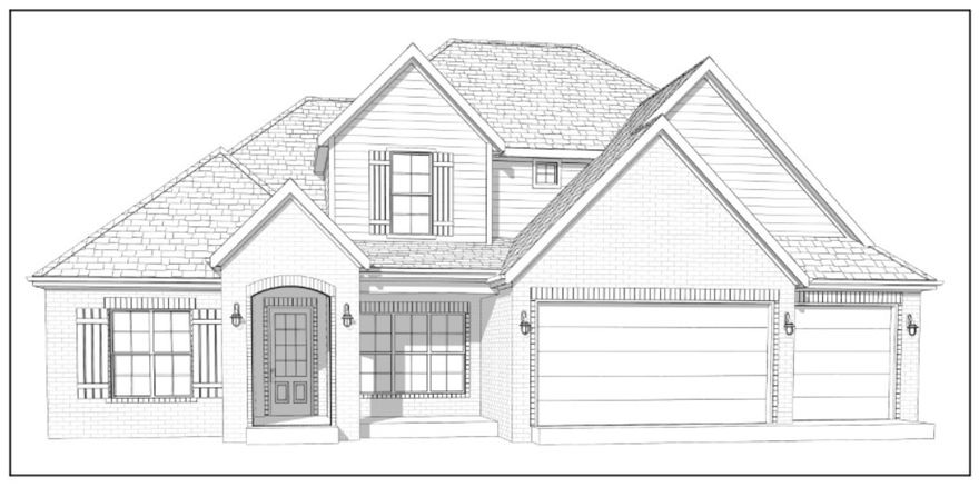 New Construction in SW Bentonville! The Morrison Plan. Home features 4 bedrooms, 3.5 baths, dining room, study, and bonus room. Primary Bedroom on lower level and 3 bedroom plus bonus upstairs. Walking distance to Central Park Elementary School. Quality modern finishes. Upgraded amenities include 10' ceilings on 1st floor, 2-50 gallon water heaters w/ circulation pump, 6' soaker tub, cedar beams, ceiling high kitchen cabinets, covered outdoor patio with fireplace, central vac, & more. Great open plan - spacious kitchen with center island, double ovens, hooded vent, & custom cabinets. Living room and patio wired for sound. Welcome home to Clarendon Heights!