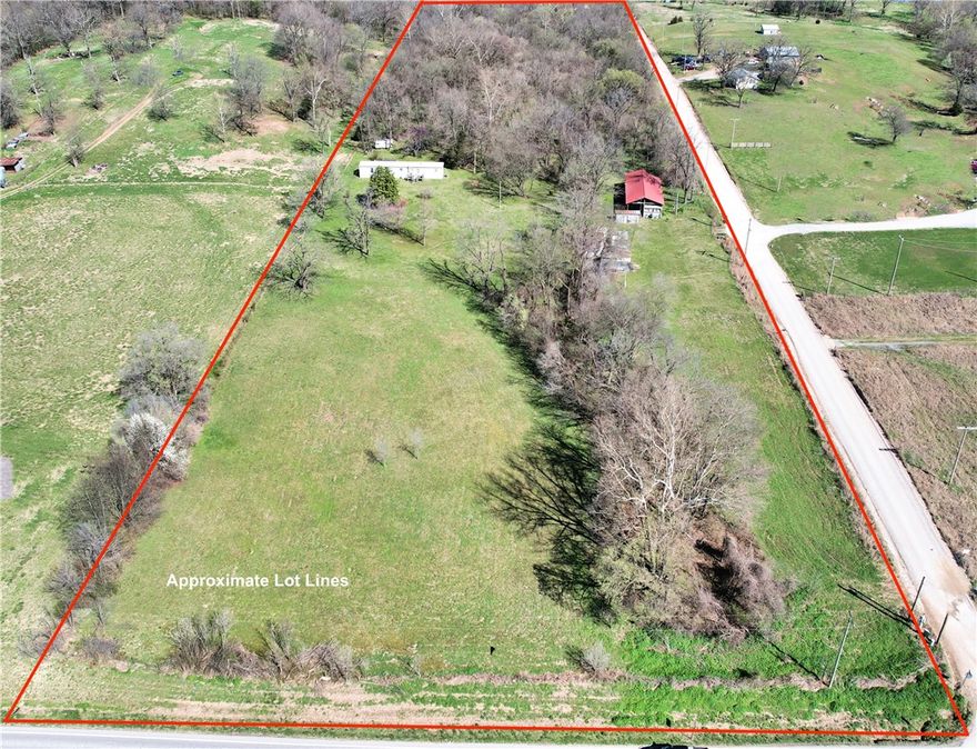 Welcome to a peaceful slice of rural Arkansas. 10 +/- acre parcel provides a tranquil setting that feels remote, yet still enjoys proximity to the town of Gentry. This property is especially appealing for someone who values privacy and space, This parcel gives room for future development, outbuildings or even small scale farming. Value is in the land, no value to any of the buildings