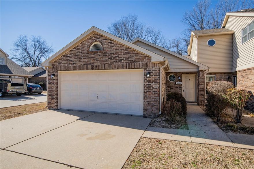 Newly updated Townhouse is close to downtown Rogers, Lake Atlanta Park, and Beaver Lake. Great single story, two bed two bath floor plan hosts a formal dining room, updated kitchen with granite counter tops, newer appliances, and attached two car garage.  POA dues cover lawn mowing and yard maintenance. Townhouse must be owner occupied (cannot be used as an income generating property).