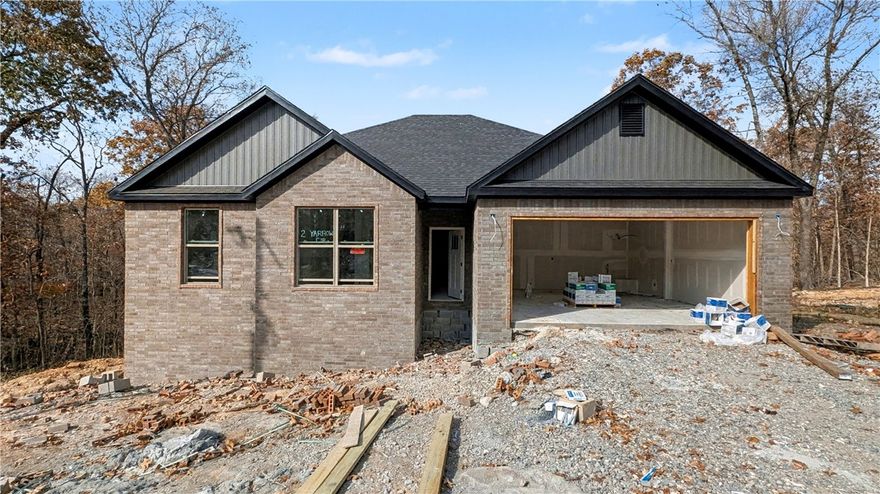 Rates As Low As 4.875%! Welcome To Your Next Home! Fall In Love With This Fantastic New Build Ready Mid-January, With Still Time To Make Selections! This One’s Got The Look And The Layout — 3 Bedrooms, Split Floorplan, And 9-Foot Ceilings Minimum Throughout That Make It Feel Open And Bright. The Vaulted Living Room Ceiling Steals The Show (Optional Beams Available For That Extra Wow). The Kitchen Brings Major Function And Flair With Custom Cabinets, Granite Counters, Tile Backsplash, Island With Bar Seating, Pantry, And A Spacious Dining Area. The Primary Suite Offers Dual Vanity, Tile Shower, And Walk-In Closet In The Primary Bath. Cool Factor - The Primary Closet Connects Through The The Laundry/Utility. Storage Is Tucked Throughout — Every Inch Designed With Real Life In Mind. Step Out Back To A Covered Deck Overlooking A Soon To Be Freshly Sodded Usable Back Yard And Peaceful Views.