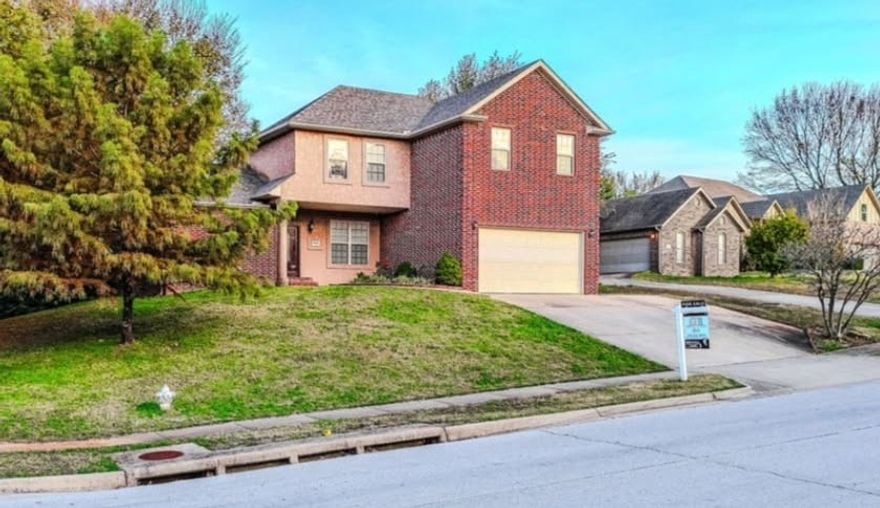 Beautiful two-story, 4-bedroom, 3.5-bath full-brick home on a spacious half-acre corner lot in Fayetteville. This home offers an open layout with great natural light and functional space throughout. The roof was replaced at the end of 2022, the AC in July 2023, and the furnace in November 2023 for both units. The refrigerator will also convey with the property. Ideally located near I-49, Washington Regional Medical Center, the mall, local businesses, and a variety of medical specialist offices, with quick access to schools, Dickson Street, and all the excitement of Razorback games. Just off the highway, making travel between towns in Northwest Arkansas fast and easy, this home offers the perfect blend of comfort, convenience, and location.