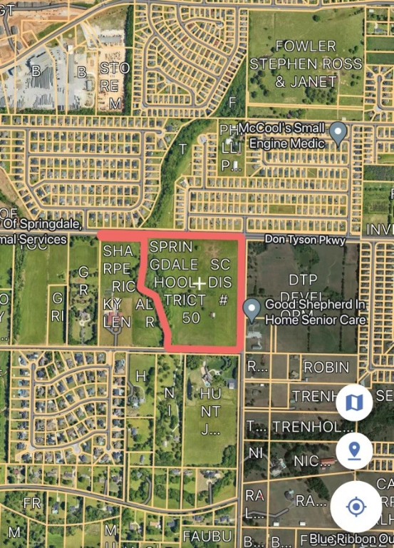 Springdale Outlots - Land