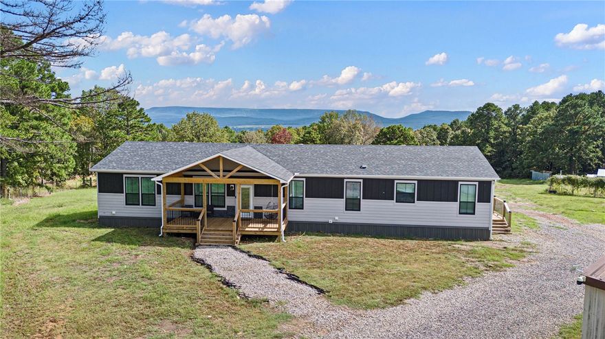 Luxury Modular Living on 20 Private Acres | Stylish Design, Shop, RV Hookups & Stocked Pond!
Welcome to your dream retreat — a stunning high-end modular home nestled on 20 acres of serene countryside, offering the perfect blend of modern luxury and rustic charm. Stylish Kitchen with two tone cabinetry and an oversized island — perfect for entertaining! Tall Ceilings with Exposed Beams create an airy, sophisticated feel throughout the open-concept living space. Thoughtful details are throughout this energy-efficient home with upscale features that rival site-built homes.
Large Metal Shop Building with full electricity — ideal for hobbies, a home business, or serious storage. RV Hookups are ready for your guests. Your very own private pond, fully stocked with bass, catfish, and crappie, ready for lazy afternoon fishing or peaceful evenings by the water.
Expansive 20-acre lot, part pasture, part wooded — perfect for recreation, livestock, or just enjoying the view. Your own piece of paradise!