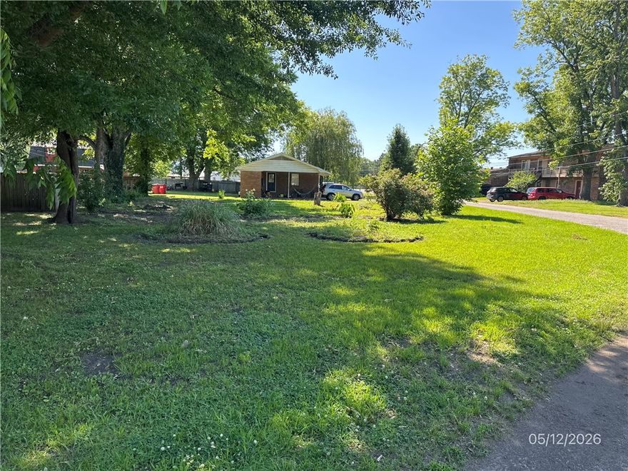 A nice corner lot for sale in Southside Dardanelle.