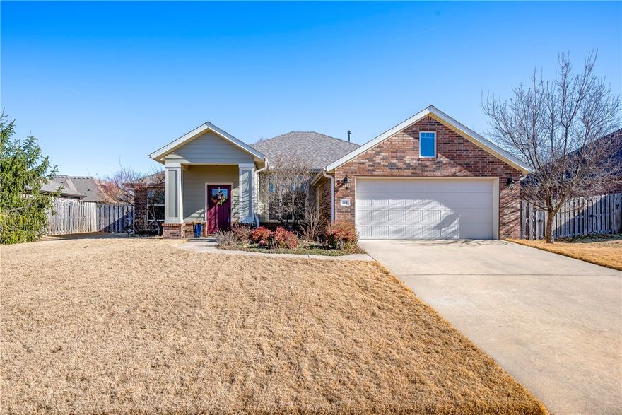 Call to see this pristine home with fabulous backyard!  Homeowner is an avid gardener & has added lots of beautiful landscaping. A cozy covered back patio overlooks the garden & faces the sunrise. A great place to enjoy your morning coffee & a shady spot for that after-work beverage.  This home features new carpet & paint, has an open, split floor plan with cozy living room with gas fireplace & lots of built-in bookshelves. Large windows fill this room with light.  The kitchen has excellent working floor plan, glass cook-top & granite countertops, breakfast bar & pantry. The primary bedroom has 2 south facing windows for warm winter light with a beautiful bath, featuring walk-in shower, double sinks, jetted tub & large walk-in closet.  The access to garage with storage space is thru the laundry room, for added convenience.  The 2 other bedrooms are on the other side of the living room & share a beautiful hallway bathroom. This home is in an excellent, well-kept neighborhood and won't be on the market for long!