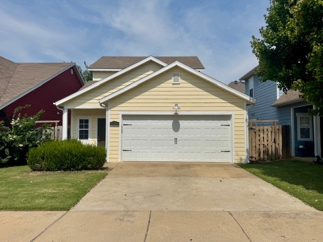 This lovely 3-bedroom, 2-bath home in Bentonville's Harbin Pointe neighborhood offers 1,366 sq. ft. of comfortable living space with fresh paint, hardwood floors, and a welcoming fireplace. The kitchen is equipped with modern appliances including a dishwasher, and there's an in-home washer and dryer for added convenience. Enjoy a private fenced backyard and patio, perfect for relaxing outdoors, without the hassle of lawn careāyard maintenance is handled through the HOA, and quarterly pest control is included. With its ideal location just minutes from shopping, dining, downtown Bentonville, Mercy Hospital, and the Northwest Arkansas National Airport, this well-kept home blends charm and convenience. Please note: pets are not allowed in this property.
