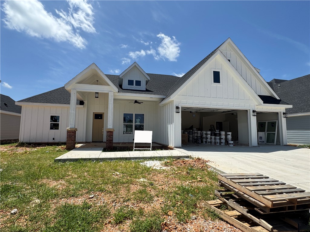 Stunning home in the desired Crescent View Subdivision Phase 2! Great floorplan with primary suite downstairs along with bedroom 2, full bathroom, half bath, office, and laundry room. Upstairs has bedrooms 3-4, full bathroom, and bonus room or 5th bedroom. Kitchen is a cooks dream with large island, gas cooktop, built-in microwave and oven. Open concept makes a great place for entertaining. Enjoy grilling and watching the kids play while under the large covered patio. Location can't be beat! Subdivision is across from Janie Darr Elementary. Also sits just down the street from the all new Mount Hebron Park! Kids can even go play in the Crescent View playground!