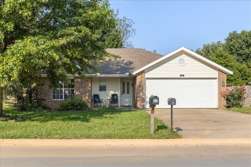Charming starter home featuring soaring ceilings, a cozy corner fireplace, and spacious rooms throughout. Nestled in a quiet neighborhood, this property boasts a huge backyard with mature trees and a privacy fence—perfect for outdoor living. Conveniently located near shopping, schools, and the high school. While the home offers great potential, it could benefit from some cosmetic updates and finishing touches that will go a long way in adding value. Currently tenant-occupied on a month-to-month lease, making this a fantastic opportunity for an investor or a buyer looking to add their personal touch. Priced to sell!