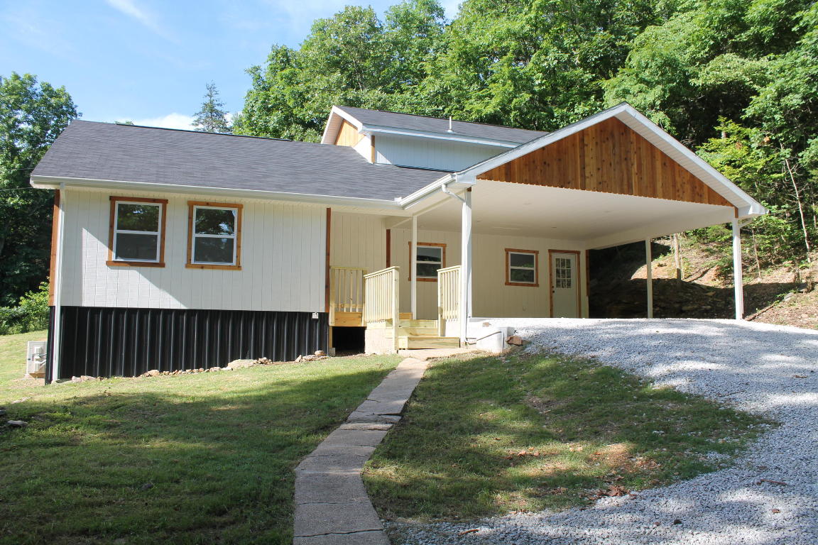 Come see this beautifully remodeled home in a secluded location only 4.5 miles from the Buffalo National River Park at Pruitt access. This home features 3 BR, 2 BA, 1650 SQ FT, on 1 acre. Recent updates include new roof, 3 mini split HVAC units, new windows, paint, cabinets, flooring, updated bathrooms and much more. Just completed and ready for it's new owner or nightly rental. Schedule a viewing today!