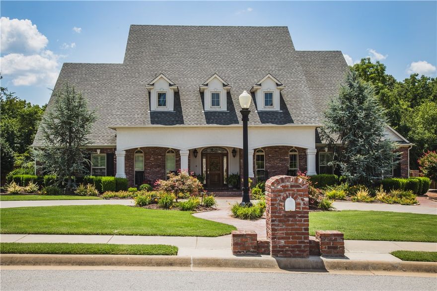 Situated on a 1.1 acre corner lot in the gated St. Valery Downs, this gorgeous one owner custom home is sure to please. From high end finishes to a backyard that rivals resort properties, excellence fills this luxury estate. This home features 5 bedrooms, 4 full baths & 2 half baths, chef's kitchen, library, theater room, great room, family room, formal dining, master suite w/spa-like bath, mudroom, pool w/rock waterfall, basketball court, veranda w/fireplace, gorgeous landscaping, safe room & much more.