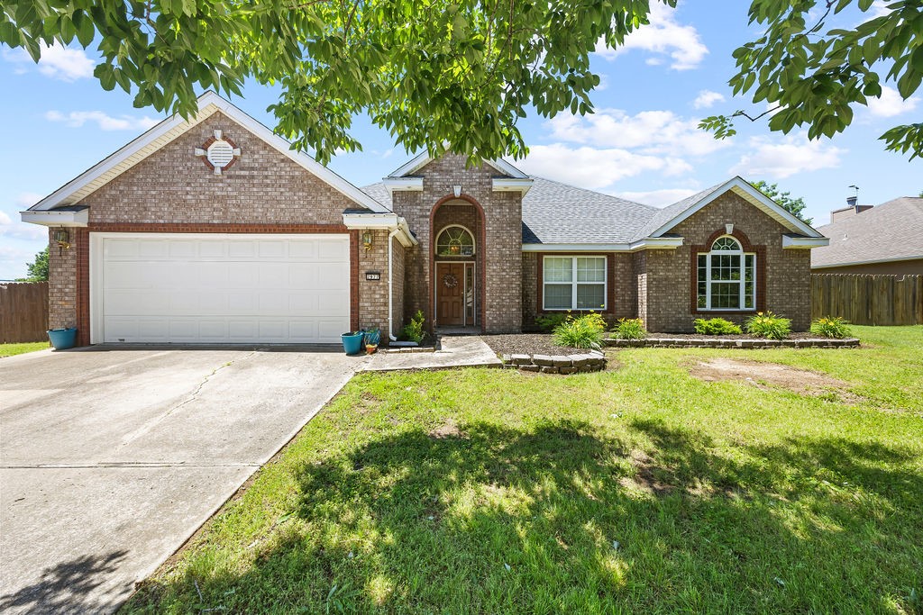 This custom home sits on a corner lot — starting strong with a marble entry, wide open great room, gas fireplace, and detailed crown molding throughout. Roof and kitchen appliances were replaced in the last two years, with HVAC within the last ten. New high-padded carpet, flooring, A/C repairs, smoke detectors, and updated pool pump and electrical were all done within the past year. Step outside to a private pool, ready for warm summer nights.