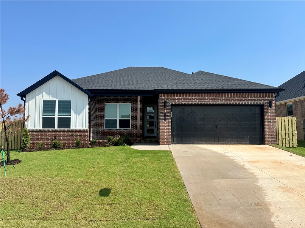 Pea Ridge welcomes you to its rapidly growing community. The Yorktown subdivision places you at the heart of it all, offering close proximity to schools, parks, and beautiful scenic views.This lot showcases the Sparrow Plan, where you're welcomed by LVP flooring and bright, airy touches that bring the home to life.The kitchen, living, and dining areas flow seamlessly together, with the kitchen offering ample storage, including a walk-in shelved pantry. Enjoy outdoor living with both covered front and back patios.For a limited time get $7,500 from the builder & up to $4K from the preferred lender. For access to see all the homes stop by the model home at 1602 Christman St. Open Sunday 1-4.